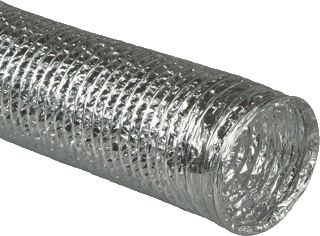 flexibele ventilatieslang,aluminium  203mm 10meter (Panflex)